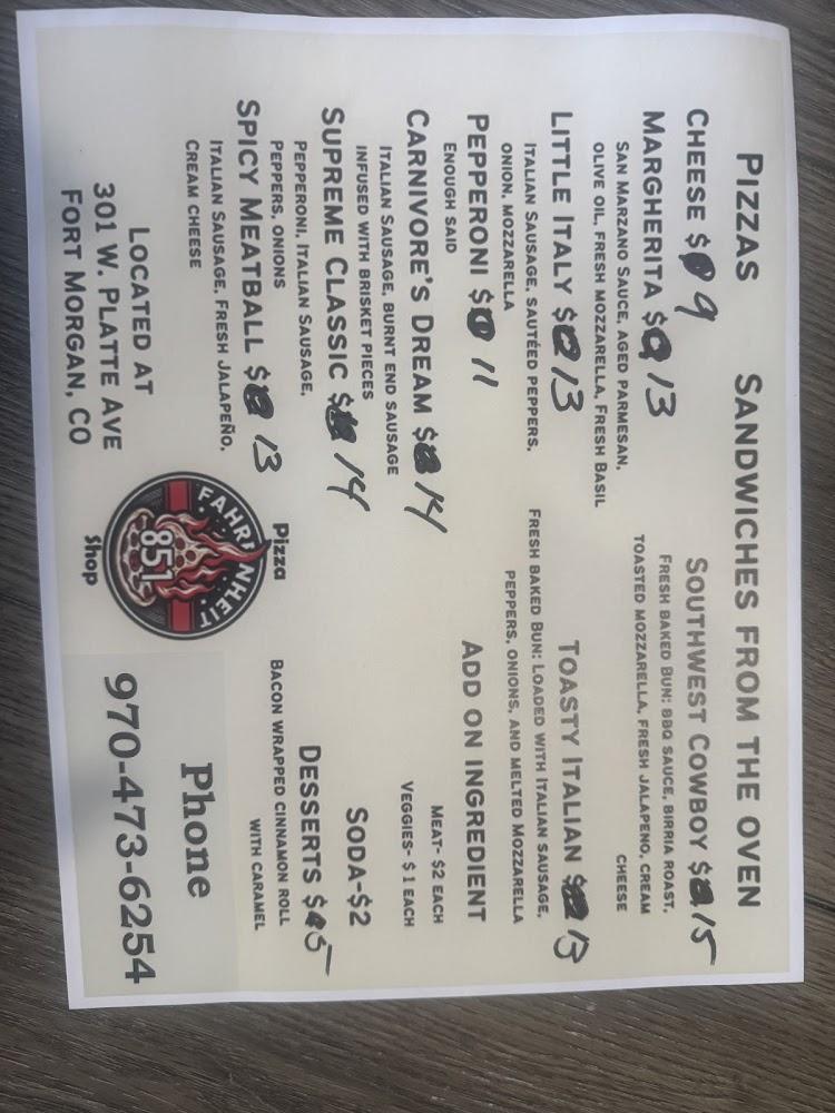 Fahrenheit 851 Pizza Shop PEPPERONI
